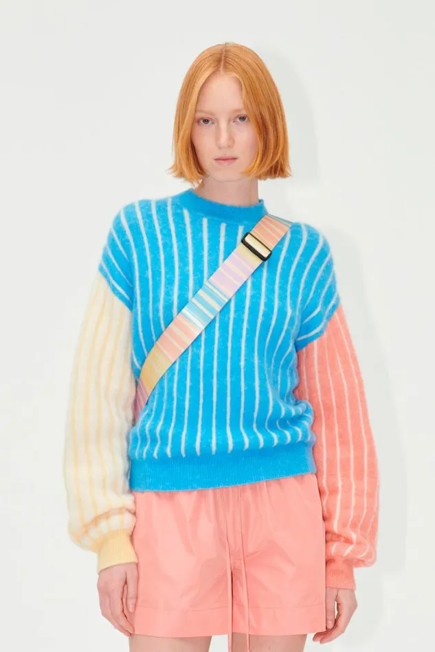 Stine Goya Knitwear SGNachi Jumper 8211 Color Block 8211 Women