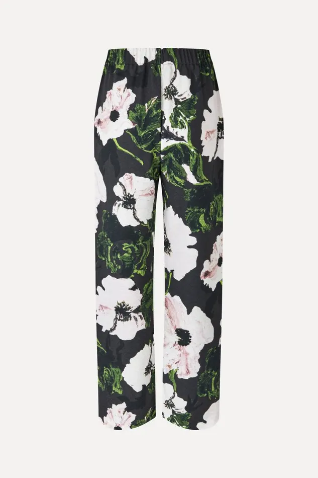 Stine Goya Pants Elasticated Long Pants 8211 Umber Windflower 8211 Women
