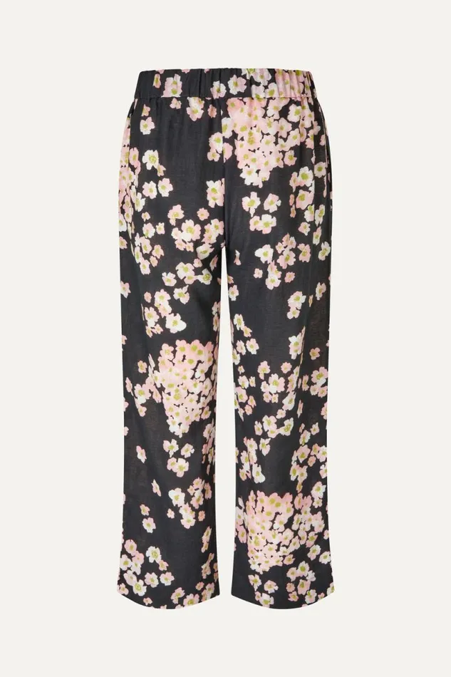 Stine Goya Pants SGIsra Pants 8211 Pink Ditzy Flowers 8211 Women