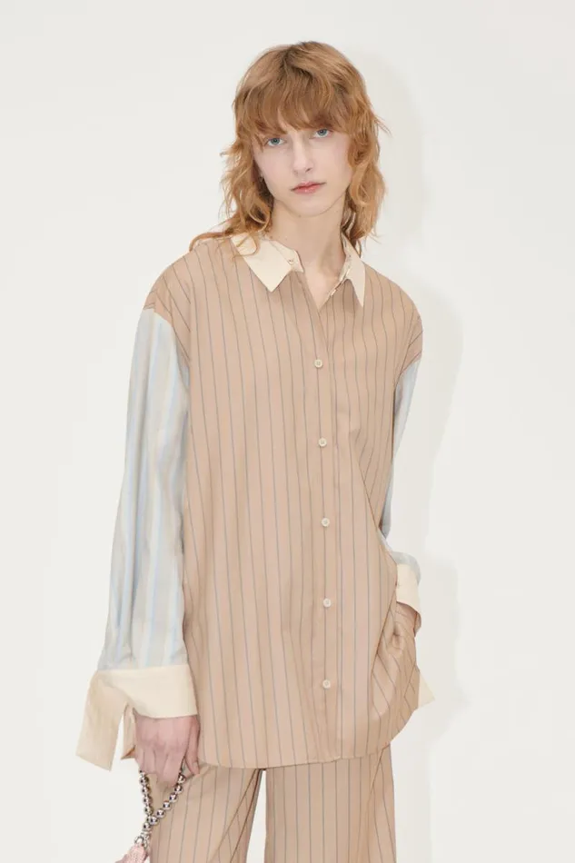 Stine Goya Tops and Shirts Classic Oversize Shirt 8211 Multi Stripes 8211 Women Stine Goya Tops and Shirts Classic Oversize Shirt 8211 Multi Stripes 8211 Women