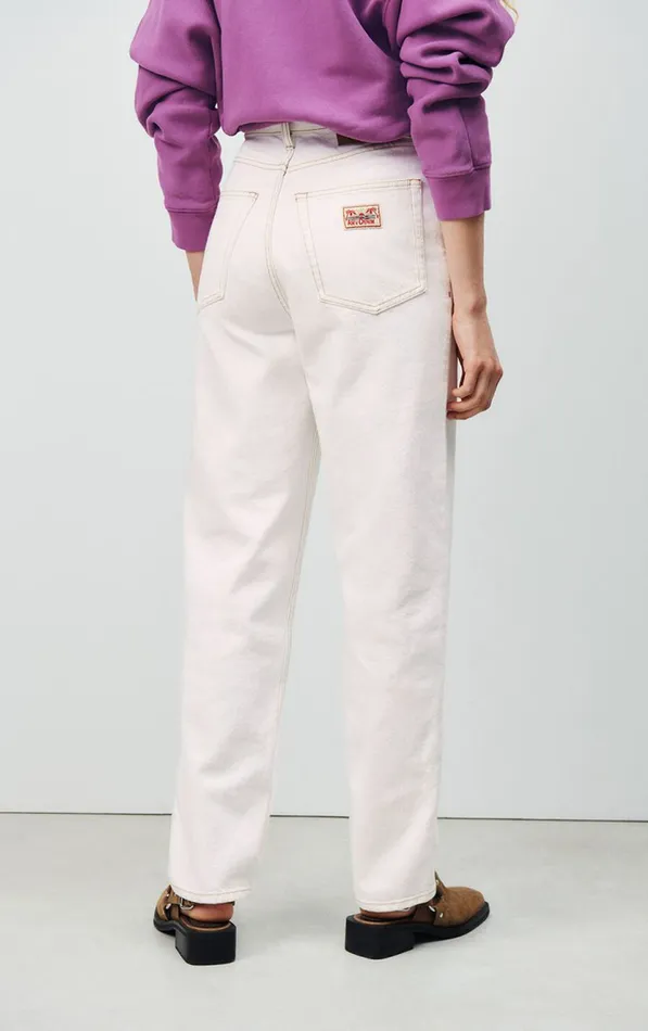 Straight Jeans Jozastreet Off White Women American Vintage Jeans Straight Jeans Jozastreet Off White Women American Vintage Jeans
