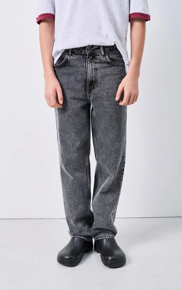 Straight Jeans Yopday Grey Salt And Pepper Kids American Vintage Jeans