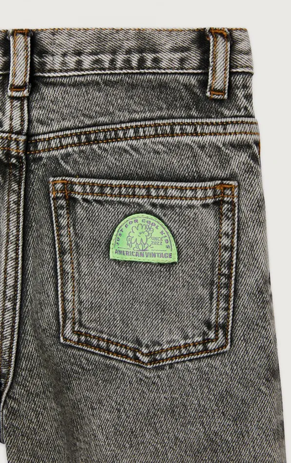 Straight Jeans Yopday Grey Salt And Pepper Kids American Vintage Jeans Straight Jeans Yopday Grey Salt And Pepper Kids American Vintage Jeans