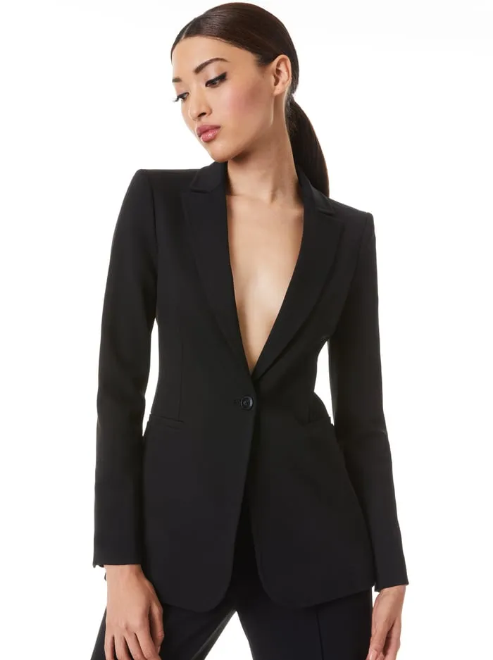 Suits Women Alice Olivia Breann Fitted Blazer Black