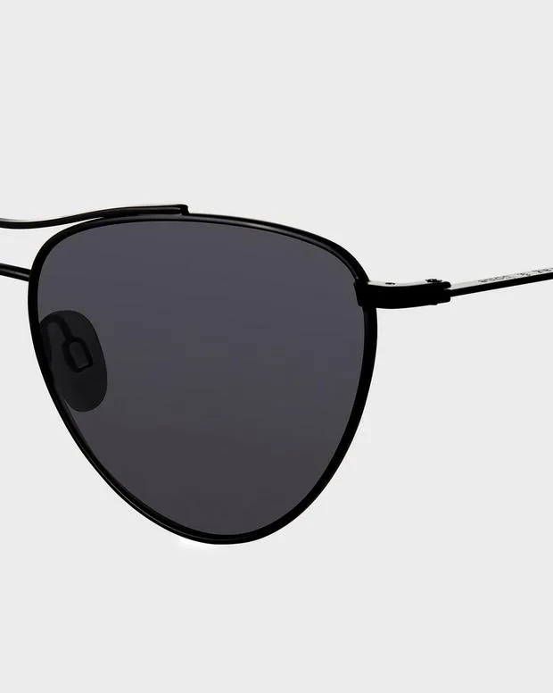 Sunglasses Women Rag and Bone Clare Matte Black