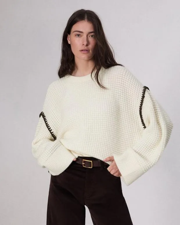 Sweaters and Sweatshirts Women Rag and Bone Katie Sweater Ivory