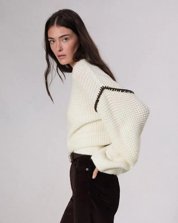 Sweaters and Sweatshirts Women Rag and Bone Katie Sweater Ivory
