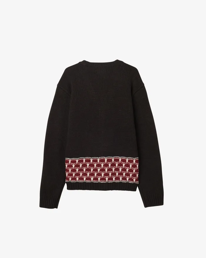 SWEATERS Men OBEY Clothing KEI CARDIGAN Black Multi