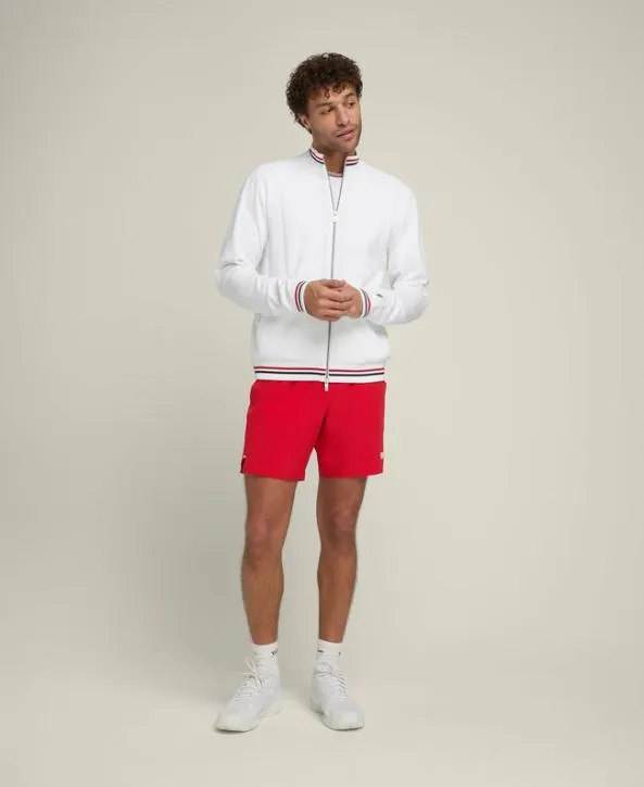 Sweaters Men Wilson Winners Tennis Knit Jacket Bright White Sweaters Men Wilson Winners Tennis Knit Jacket Bright White