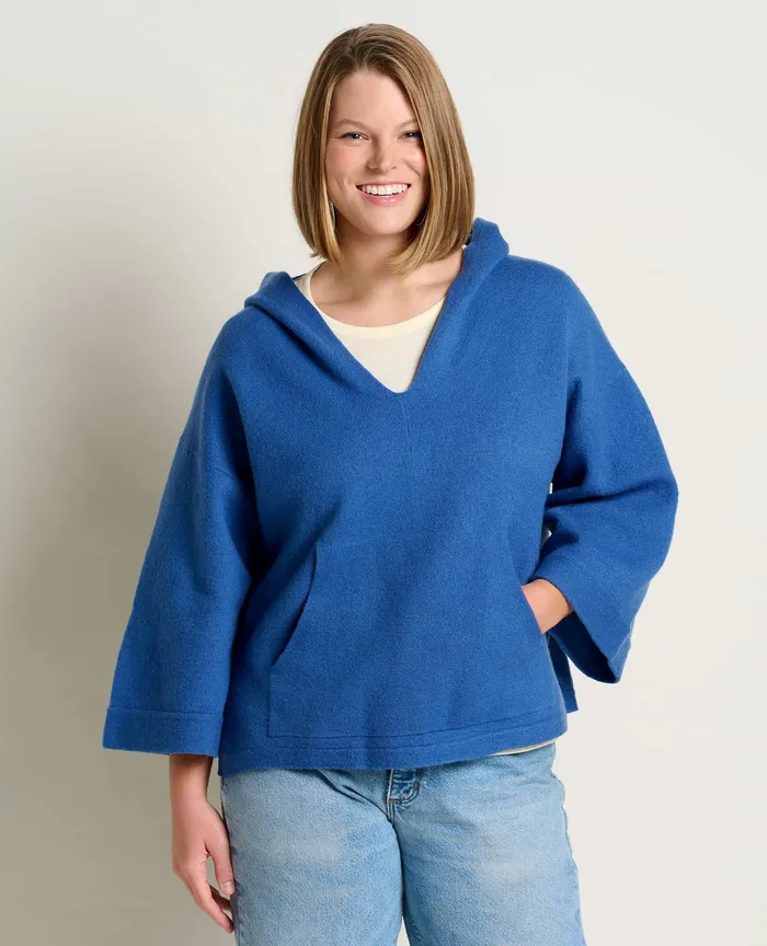 Sweaters ToadandCo Women8217s Heartfelt Poncho Cornflower
