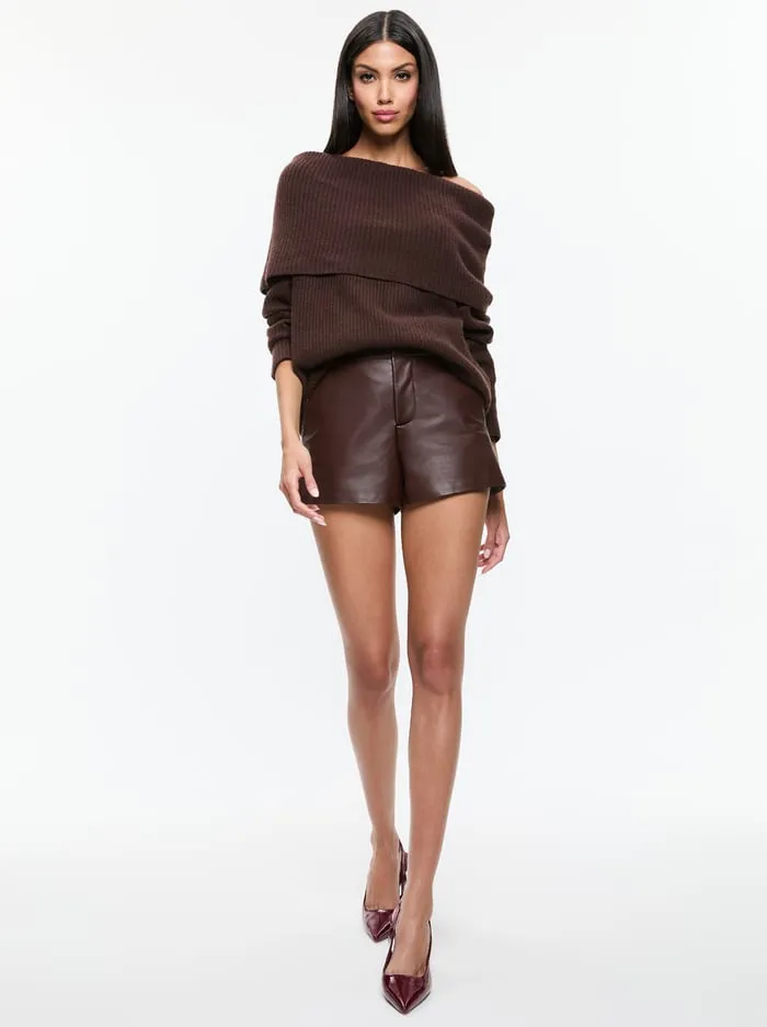 Sweaters Women Alice Olivia Ginger Pullover Espresso