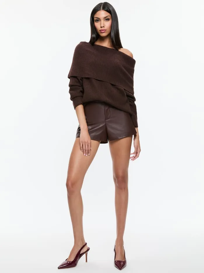 Sweaters Women Alice Olivia Ginger Pullover Espresso