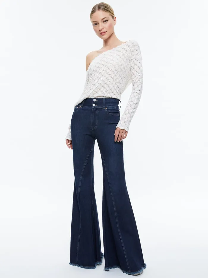 Sweaters Women Alice Olivia Lexie Off The Shoulder Pullover Soft White