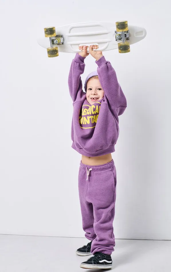 Sweatshirt Doven Overdyed Fig Kids American Vintage Sweatshirts Sweatshirt Doven Overdyed Fig Kids American Vintage Sweatshirts