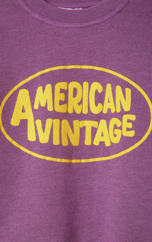 Sweatshirt Doven Overdyed Fig Kids American Vintage Sweatshirts Sweatshirt Doven Overdyed Fig Kids American Vintage Sweatshirts