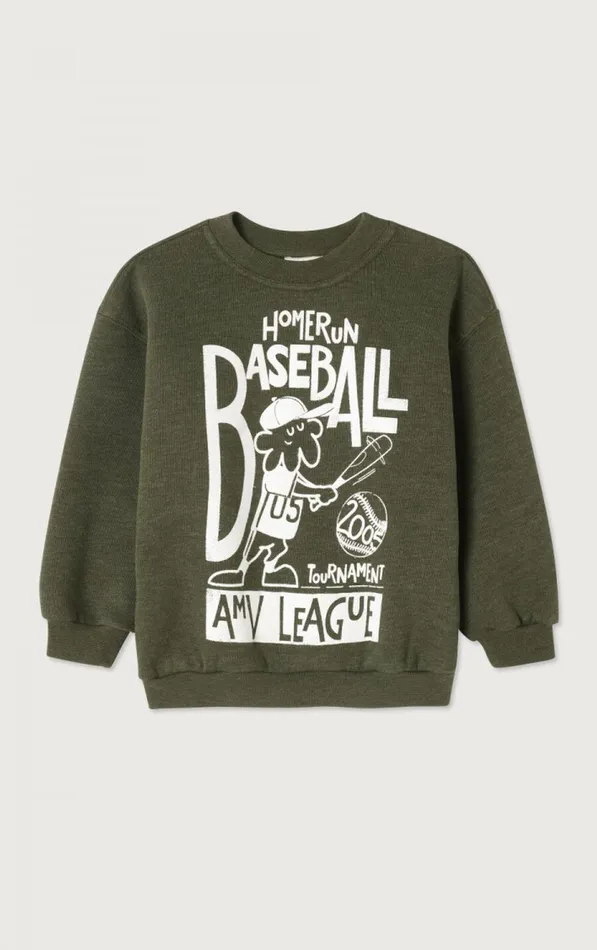 Sweatshirt Doven Overdyed Seaweed Kids American Vintage Sweatshirts