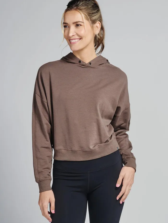 Sweatshirts Hoodies Women Tasc Performance Studio Fleece Hoodie