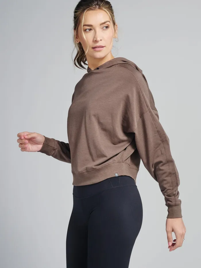 Sweatshirts Hoodies Women Tasc Performance Studio Fleece Hoodie