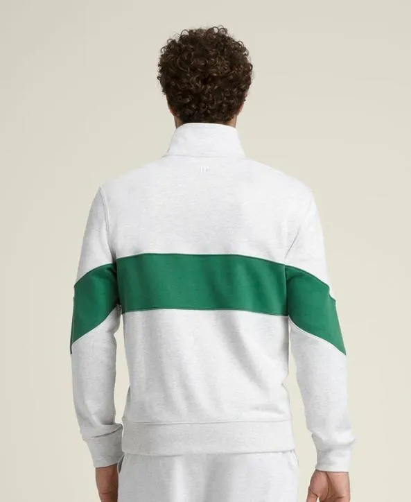 Sweatshirts Men Wilson Parkside HalfZip Pullover Lt Gray Heather Courtside Green Sweatshirts Men Wilson Parkside HalfZip Pullover Lt Gray Heather Courtside Green