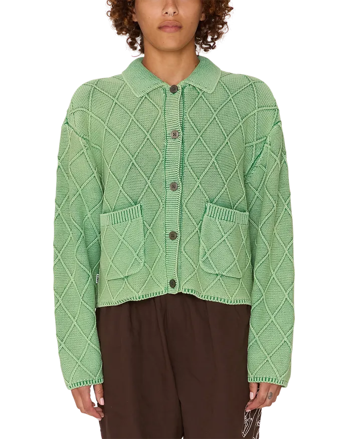 SWEET MARIE SWEATER Green Women SWEATERS OBEY Clothing
