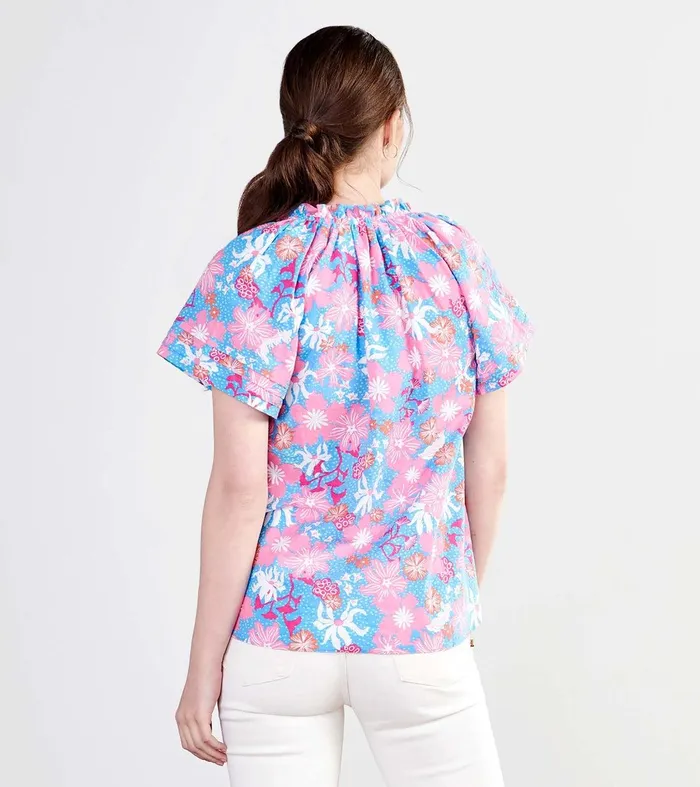 Sylvie Blouse 8211 Wild Garden Hatley