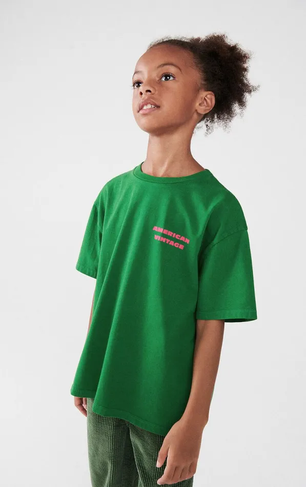 TShirt Fizvalley Vintage Verdant Kids American Vintage Short Sleeve TShirts TShirt Fizvalley Vintage Verdant Kids American Vintage Short Sleeve TShirts