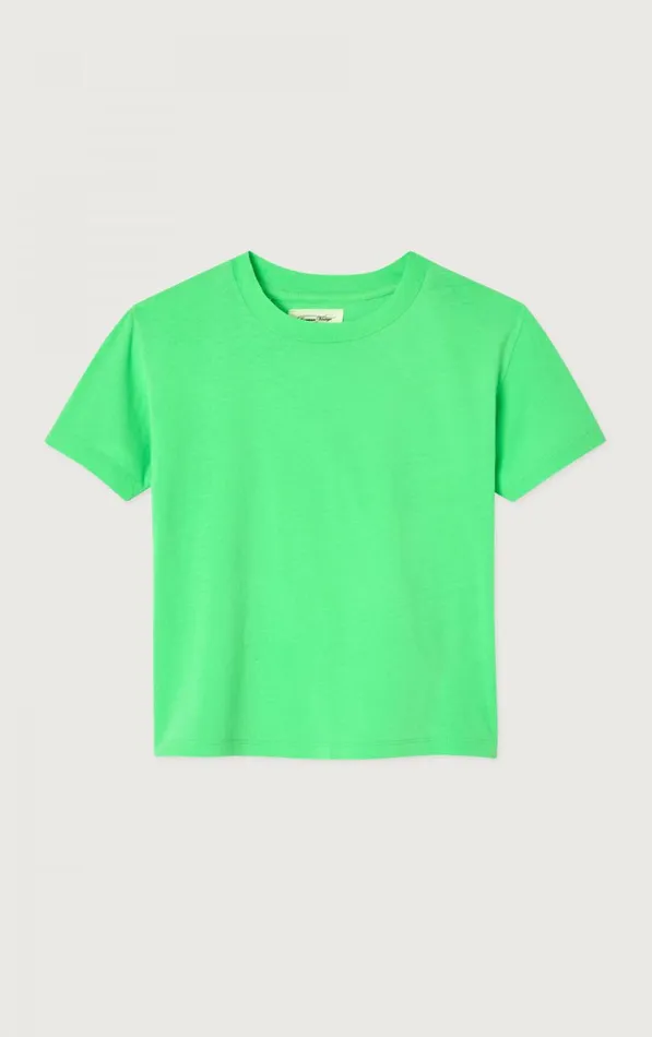TShirt Gamipy Flashy Green Kids American Vintage Short Sleeve TShirts