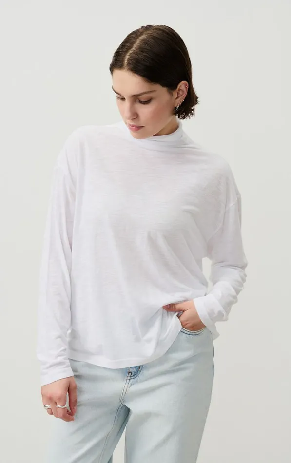 TShirt Jacksonville White Women American Vintage Long Sleeve TShirts