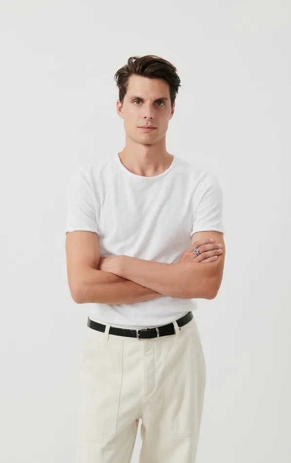 TShirt Sonoma White Men American Vintage Short Sleeve TShirts