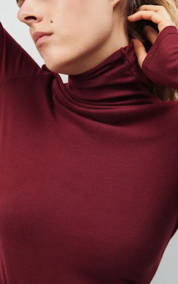 TShirt Ypawood Melange Berry Women American Vintage Long Sleeve TShirts TShirt Ypawood Melange Berry Women American Vintage Long Sleeve TShirts