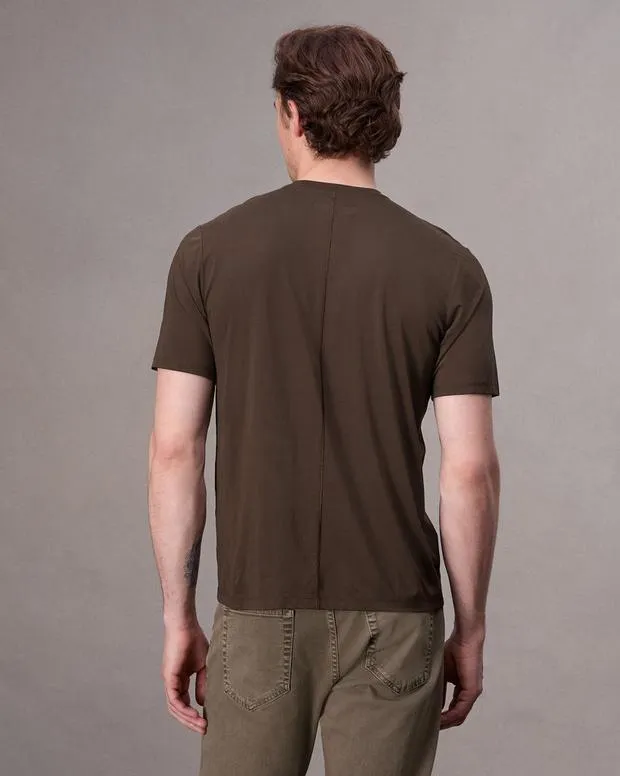 TShirts and Henleys Men Rag and Bone Classic Tech Jersey Tee Slate Brown
