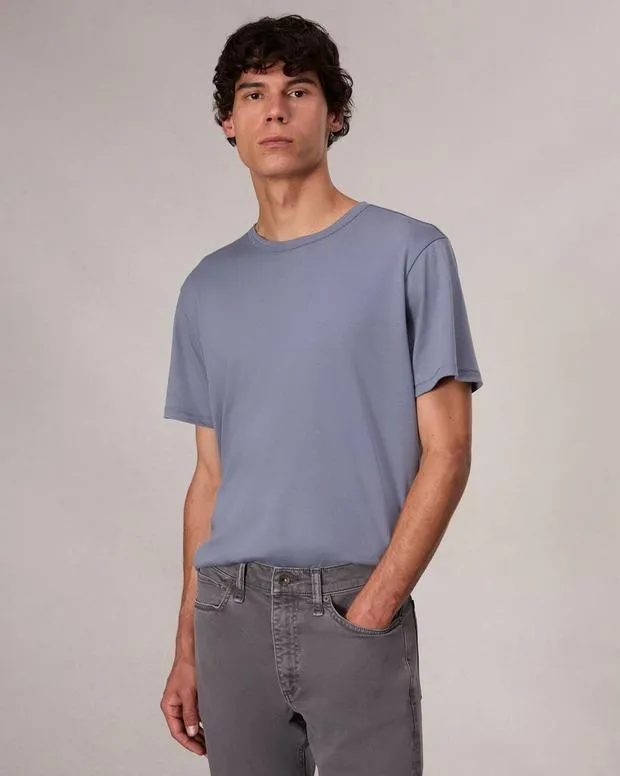 TShirts and Henleys Men Rag and Bone Pima Cotton TShirt Sea Grey
