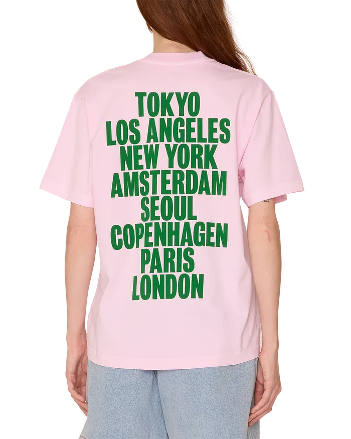 TSHIRTS INTERNATIONAL CITIES MAXINE PIGMENT TSHIRT Pigment Cradle Pink 8211 OBEY Clothing Women TSHIRTS INTERNATIONAL CITIES MAXINE PIGMENT TSHIRT Pigment Cradle Pink 8211 OBEY Clothing Women
