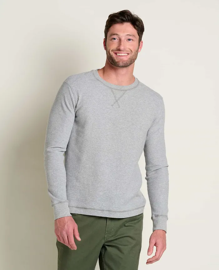 TShirts ToadandCo Men8217s Framer II Long Sleeve Crew Heather Grey