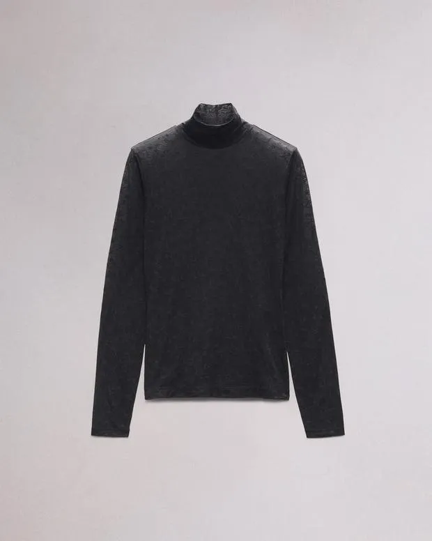 TShirts Women Rag and Bone Valencia Turtleneck Black