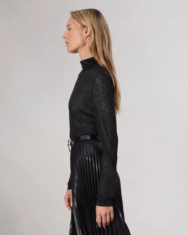 TShirts Women Rag and Bone Valencia Turtleneck Black