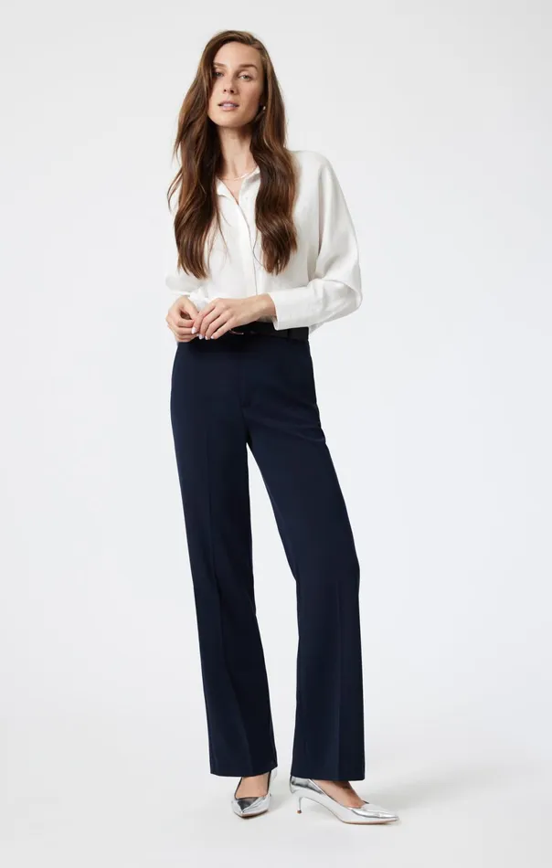 Tailored Straight Leg Pants In Blue Women Mavi Jeans Pants