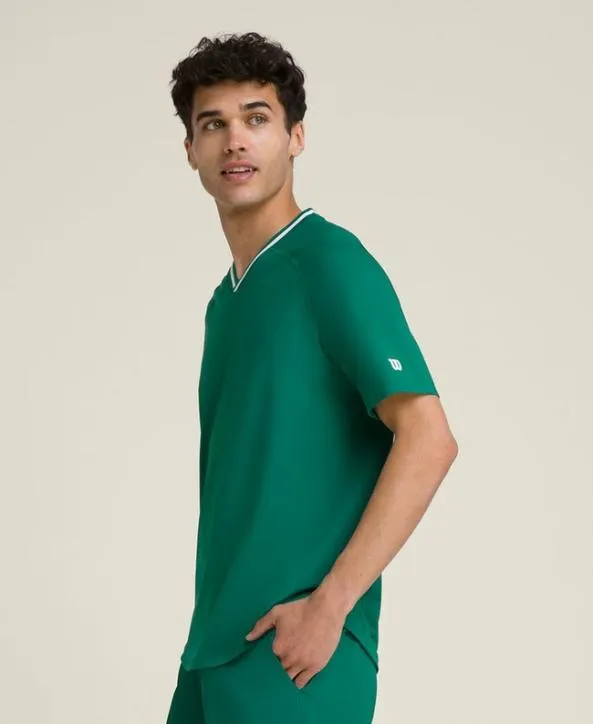 Tanks and TShirts Men Wilson Newport Performance VNeck Tee Club Green Tanks and TShirts Men Wilson Newport Performance VNeck Tee Club Green