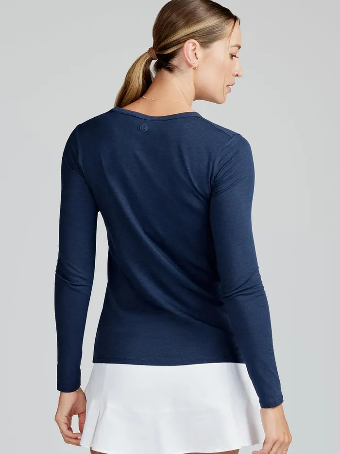 Tennis Pickleball Women Tasc Performance NOLA Long Sleeve TShirt