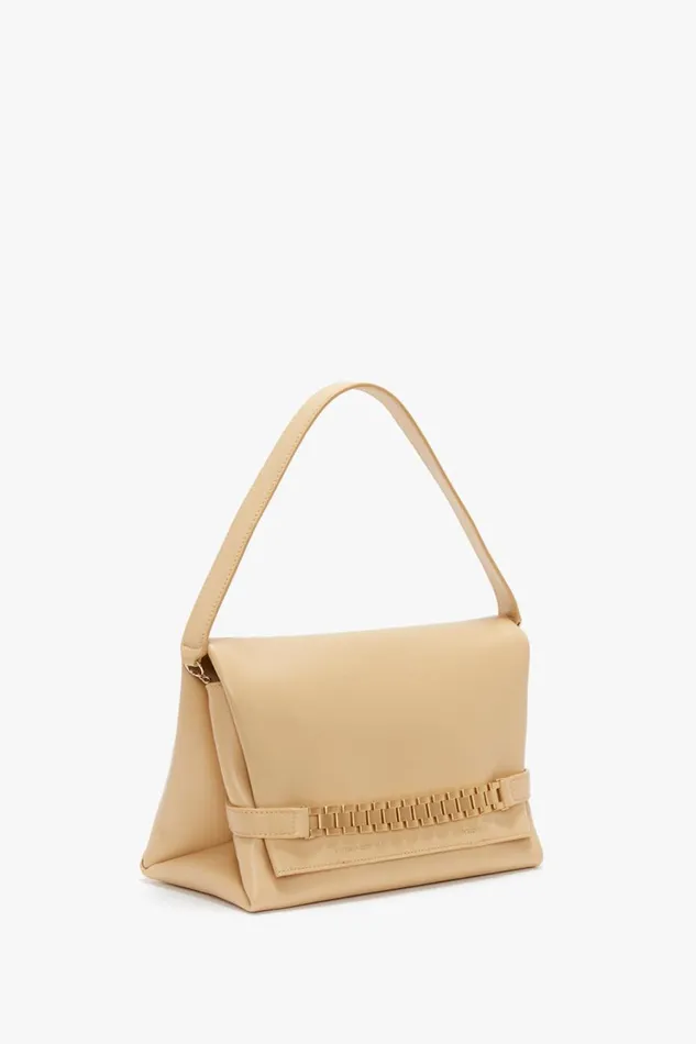 The Chain Pouch Women Victoria Beckham Chain Pouch With Strap In Sesame Leather
