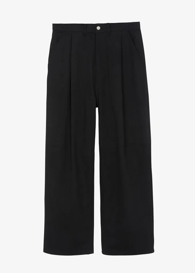 The Frankie Shop Bottoms Drew Denim Pants 8211 Black 8211 WomenMen