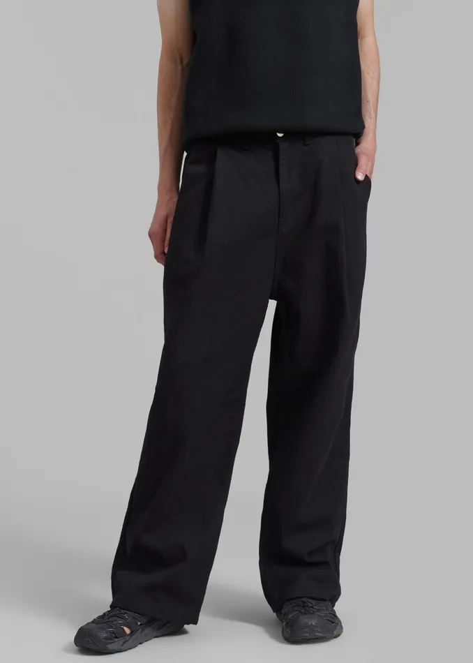 The Frankie Shop Bottoms Drew Denim Pants 8211 Black 8211 WomenMen