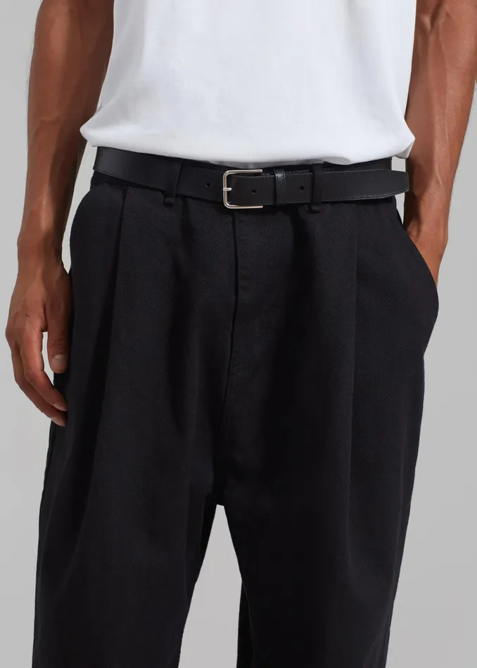The Frankie Shop Bottoms Drew Denim Pants 8211 Black 8211 WomenMen