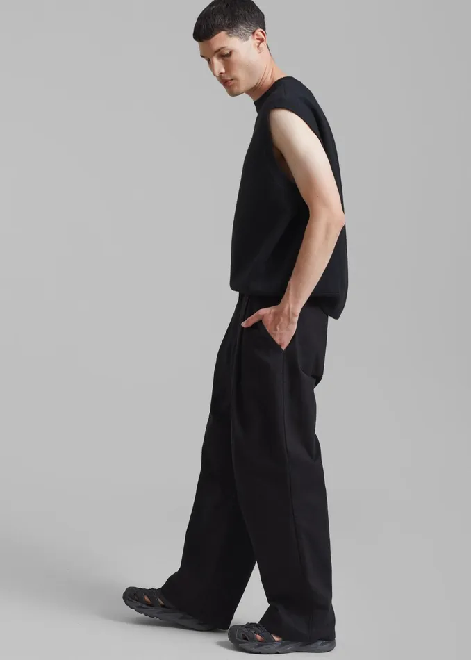 The Frankie Shop Bottoms Drew Denim Pants 8211 Black 8211 WomenMen