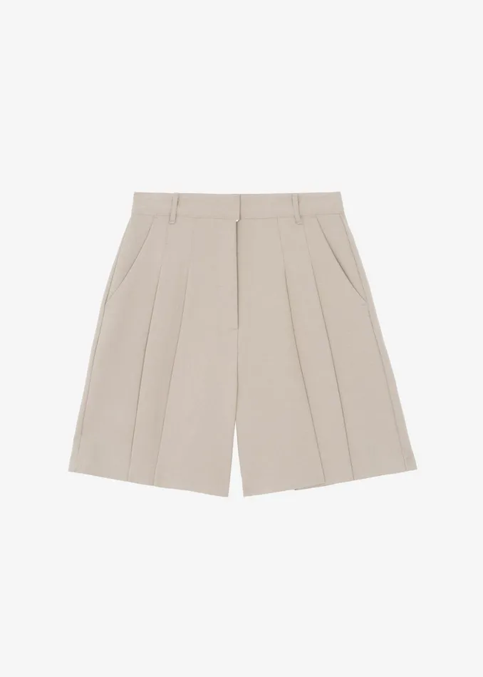 The Frankie Shop Bottoms Eline Shorts 8211 Beige 8211 Women