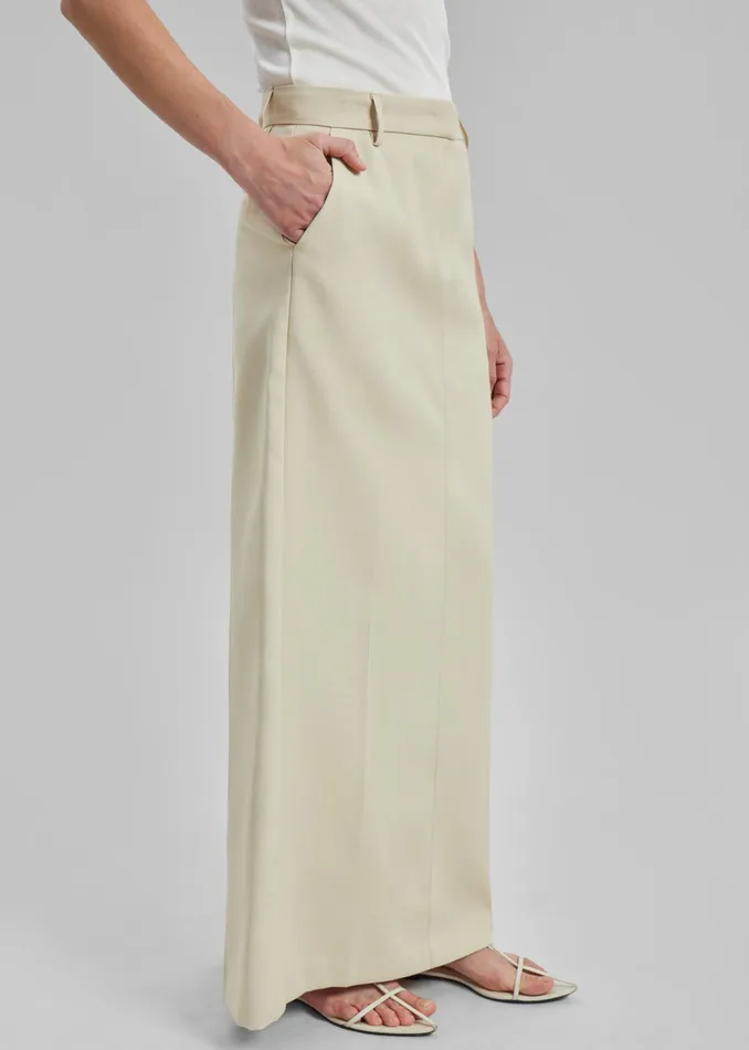 The Frankie Shop Bottoms Indio Maxi Skirt 8211 Beige 8211 Women