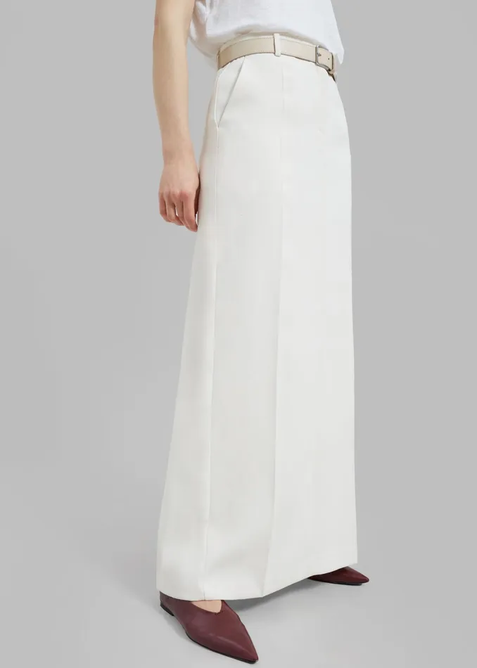 The Frankie Shop Bottoms Indio Maxi Skirt 8211 Off White 8211 Women