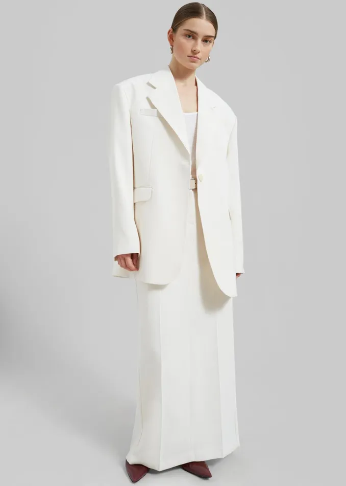 The Frankie Shop Bottoms Indio Maxi Skirt 8211 Off White 8211 Women