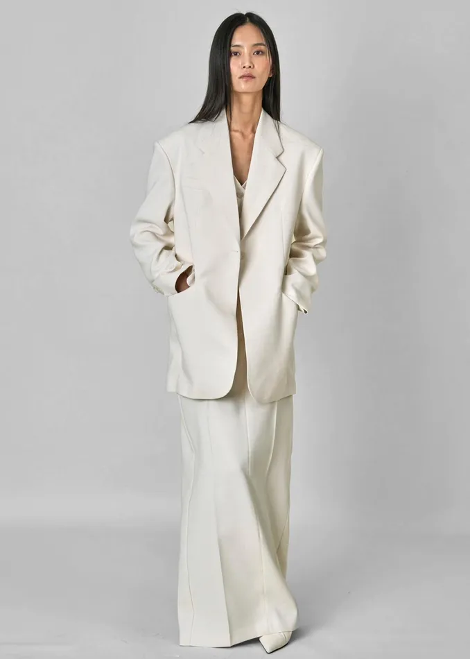 The Frankie Shop Bottoms Indio Maxi Skirt 8211 Off White 8211 Women