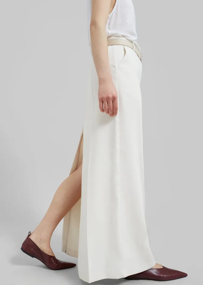 The Frankie Shop Bottoms Indio Maxi Skirt 8211 Off White 8211 Women